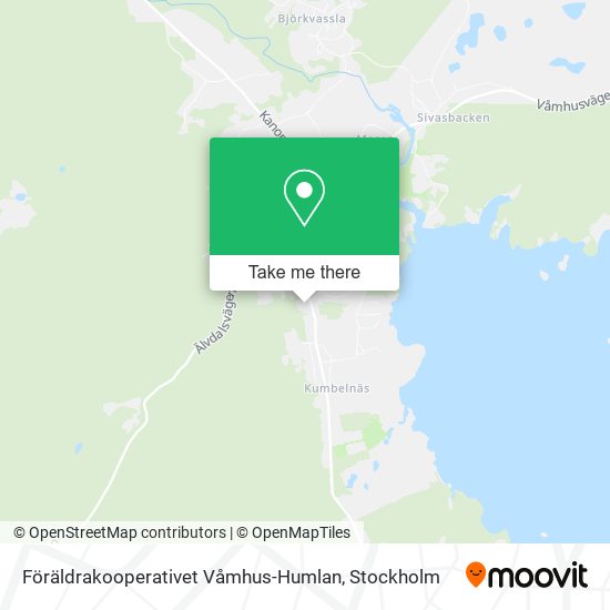Föräldrakooperativet Våmhus-Humlan map