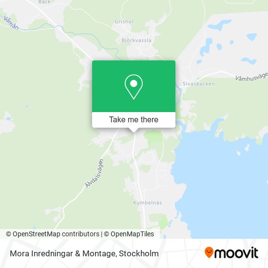 Mora Inredningar & Montage map
