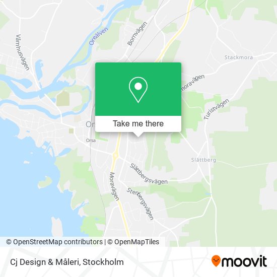 Cj Design & Måleri map