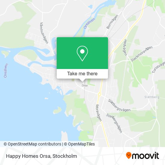 Happy Homes Orsa map