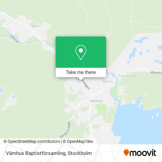 Våmhus Baptistförsamling map