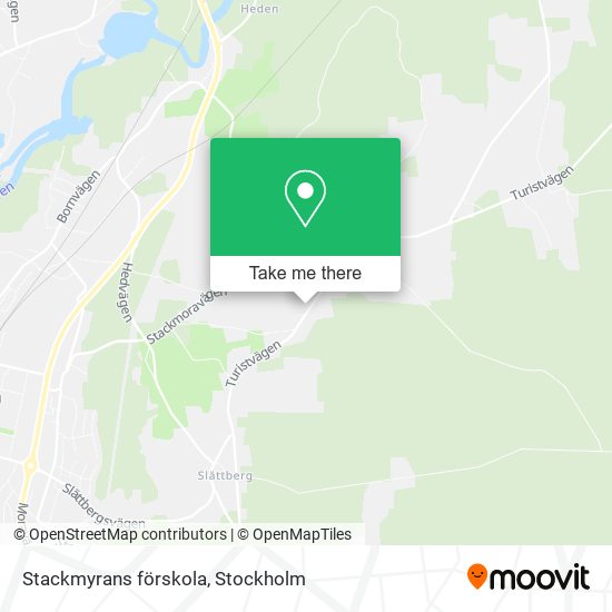Stackmyrans förskola map