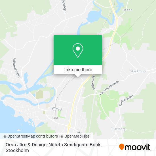 Orsa Järn & Design, Nätets Smidigaste Butik map