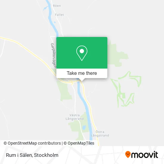Rum i Sälen map