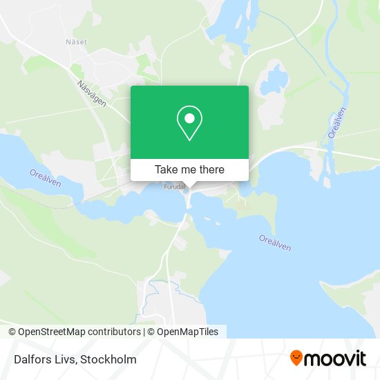 Dalfors Livs map