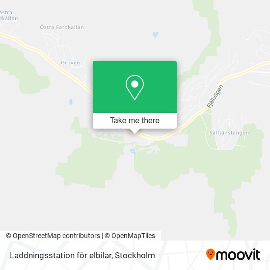 Laddningsstation för elbilar map