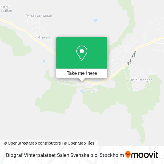 Biograf Vinterpalatset Sälen Svenska bio map