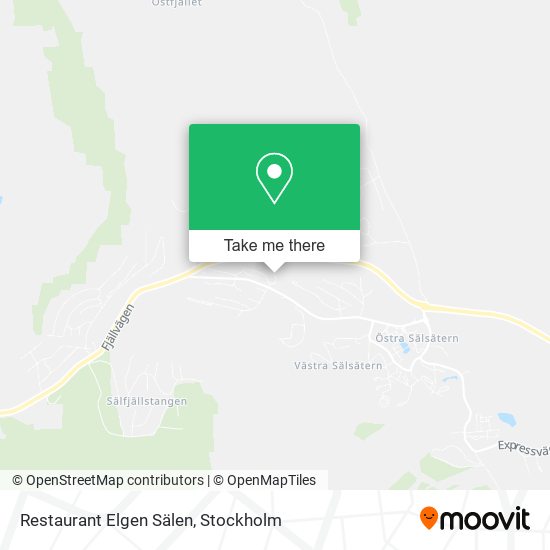 Restaurant Elgen Sälen map