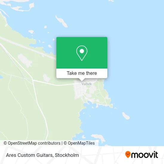 Ares Custom Guitars map