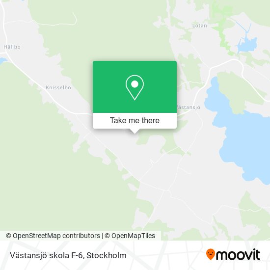 Västansjö skola F-6 map