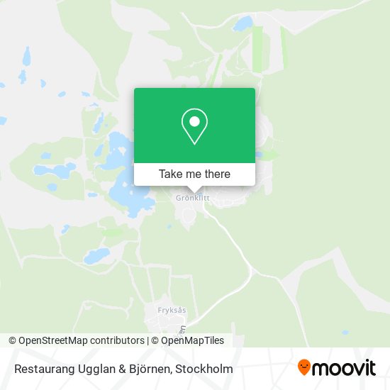 Restaurang Ugglan & Björnen map