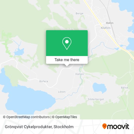 Grönqvist Cykelprodukter map