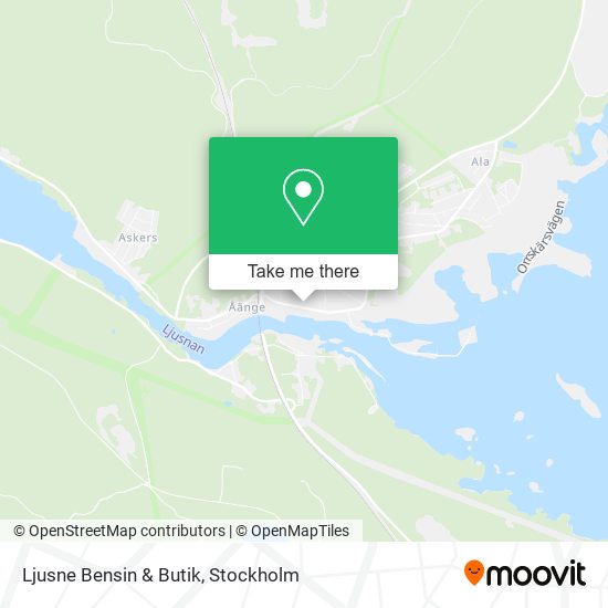 Ljusne Bensin & Butik map