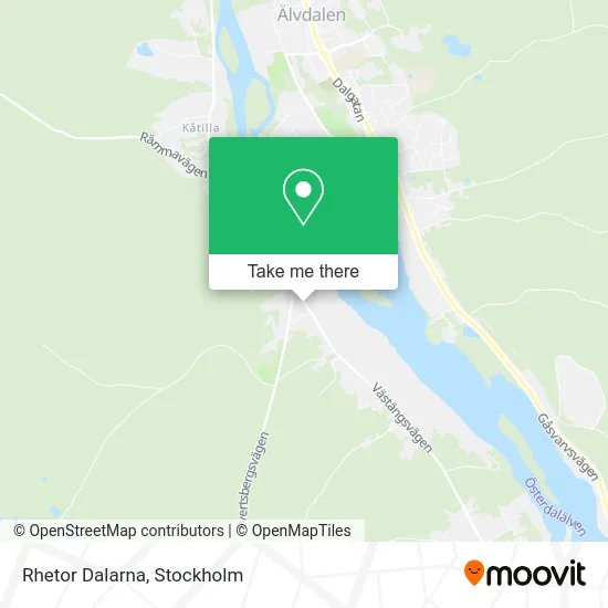 Rhetor Dalarna map