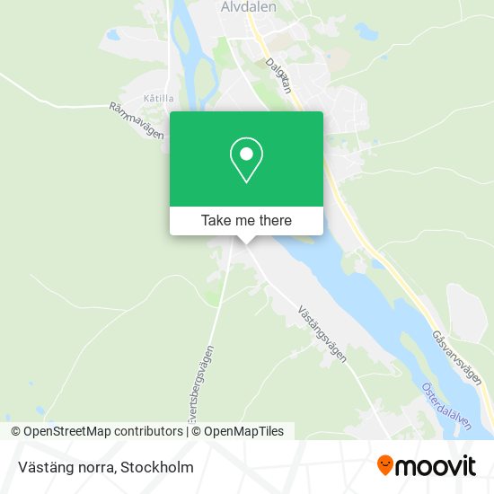 Västäng norra map