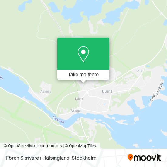 Fören Skrivare i Hälsingland map
