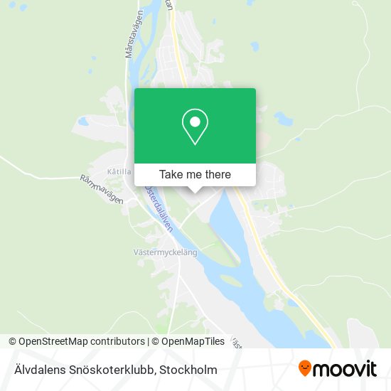 Älvdalens Snöskoterklubb map