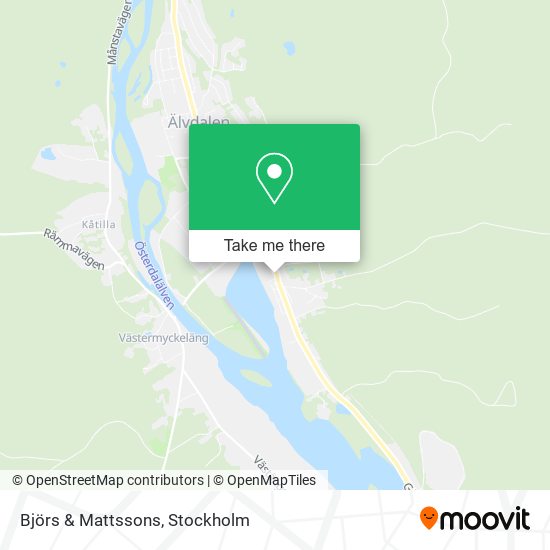Björs & Mattssons map