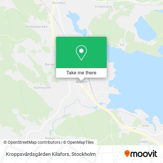 Kroppsvårdsgården Kilafors map