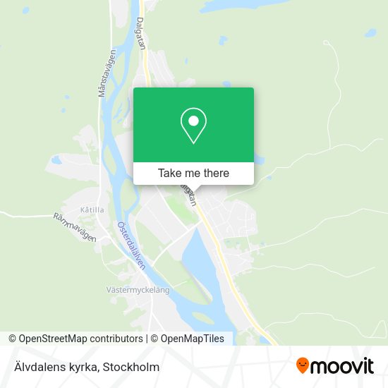 Älvdalens kyrka map