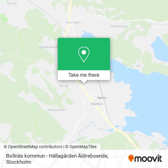 Bollnäs kommun - Hällagården Äldreboende map