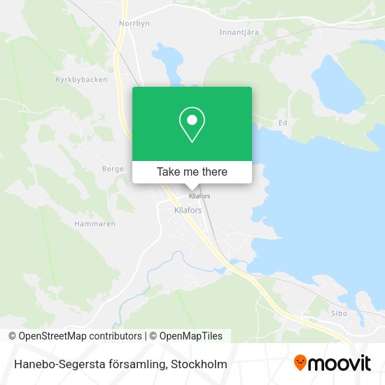 Hanebo-Segersta församling map