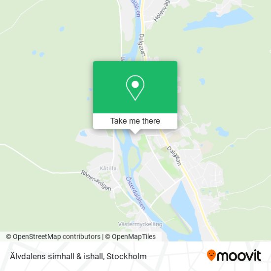 Älvdalens simhall & ishall map