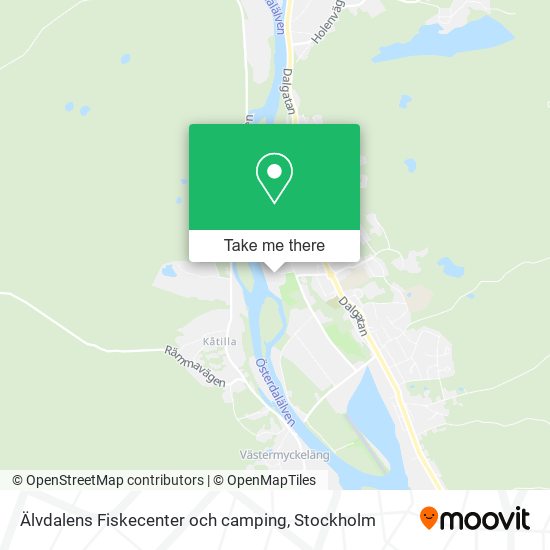 Älvdalens Fiskecenter och camping map