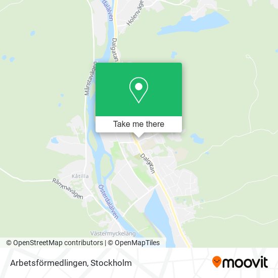 Arbetsförmedlingen map