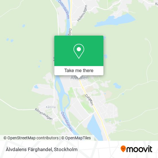 Älvdalens Färghandel map