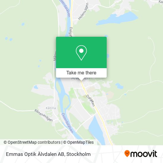 Emmas Optik Älvdalen AB map