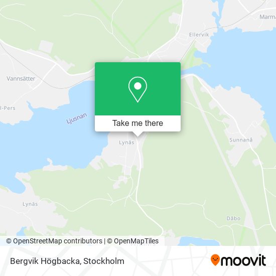 Bergvik Högbacka map