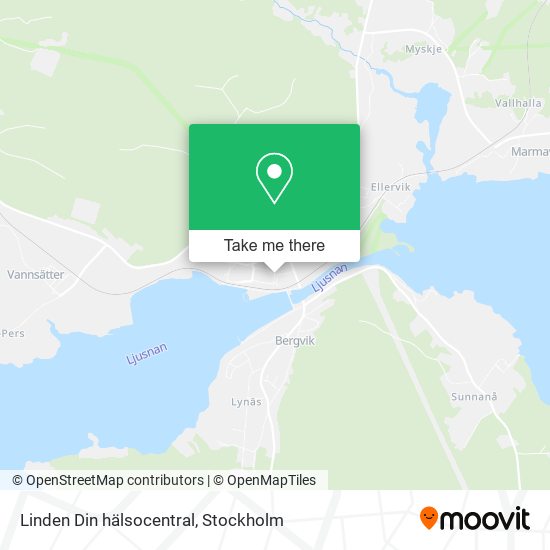 Linden Din hälsocentral map