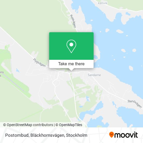 Postombud, Bläckhornsvägen map