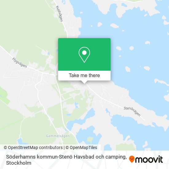 Söderhamns kommun-Stenö Havsbad och camping map