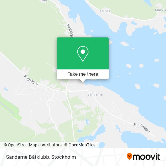 Sandarne Båtklubb map