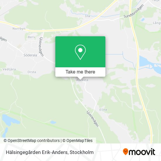 Hälsingegården Erik-Anders map