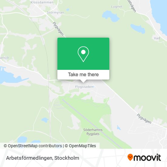 Arbetsförmedlingen map