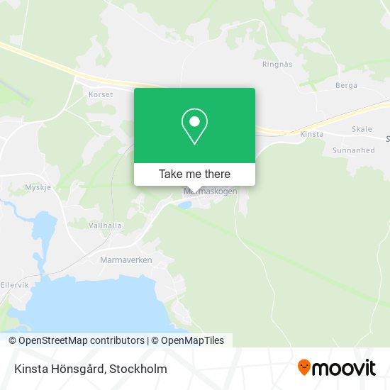 Kinsta Hönsgård map