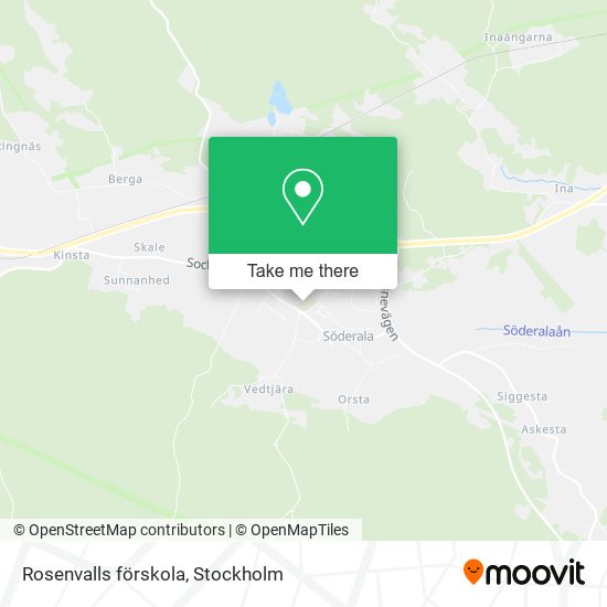 Rosenvalls förskola map