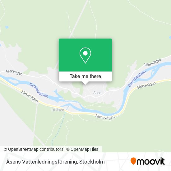 Åsens Vattenledningsförening map