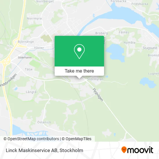 Linck Maskinservice AB map