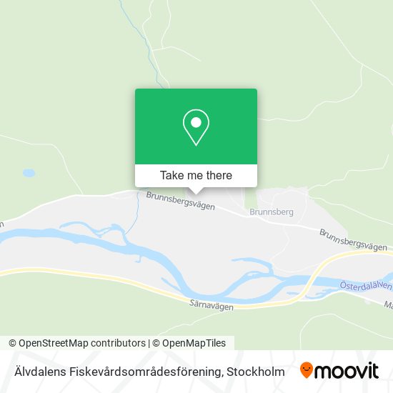 Älvdalens Fiskevårdsområdesförening map