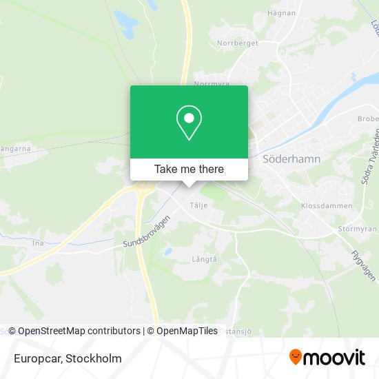 Europcar map