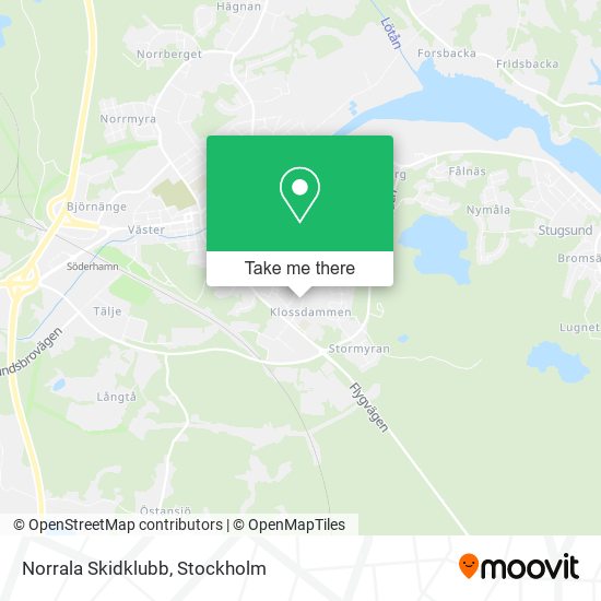 Norrala Skidklubb map