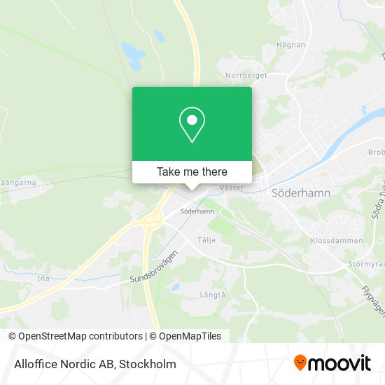 Alloffice Nordic AB map
