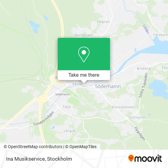 Ina Musikservice map