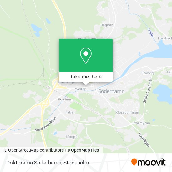 Doktorama Söderhamn map