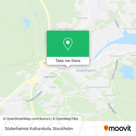 Söderhamns Kulturskola map