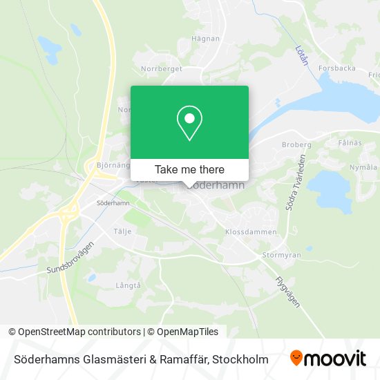 Söderhamns Glasmästeri & Ramaffär map